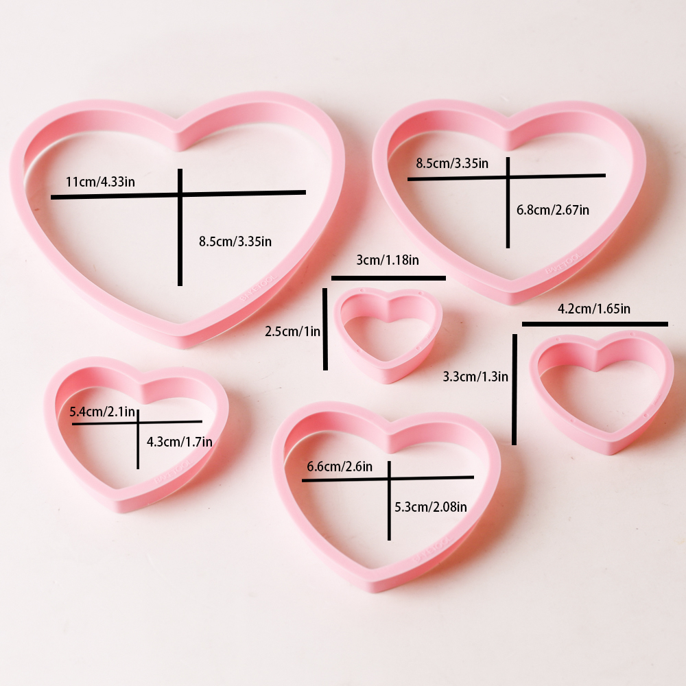 1set/3sets Pink Heart Star Flo - đánh giá và giá Baking Kitchen Set