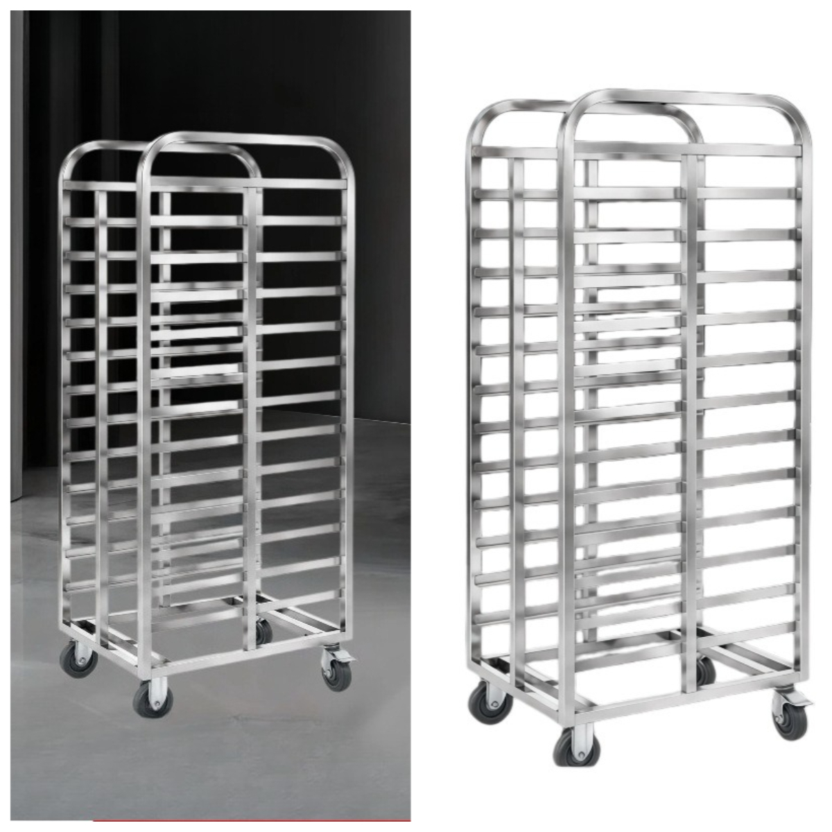 Stainless Steel Multi-layer Ba - đánh giá và giá Kitchen Baking Cart