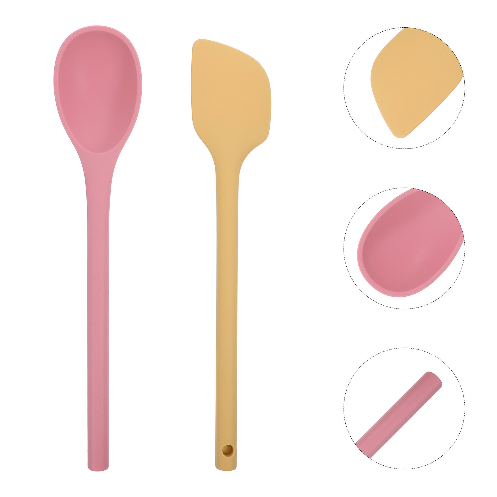1Set Silicone Cooking Spoon Sp - đánh giá và giá Baking Kitchen Set