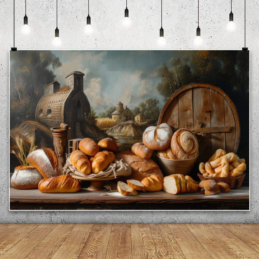 Wooden Planks Backdrop Baking  - đánh giá và giá Kitchen Baking Background