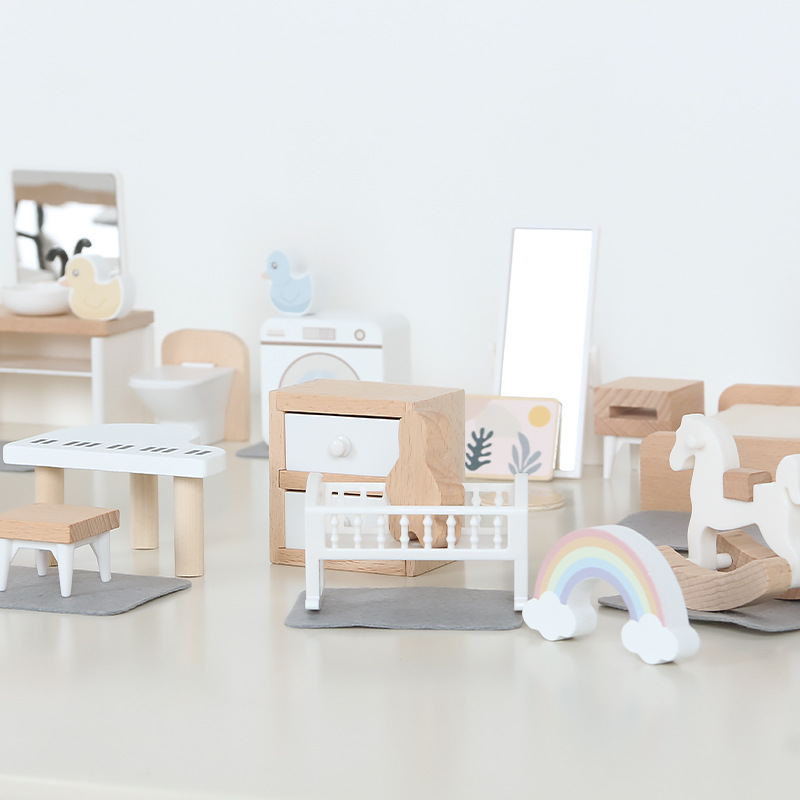 Hiện Đại Nhà Búp Bê Đồ Dùng Nh - đánh giá và giá Kitchen Uncle