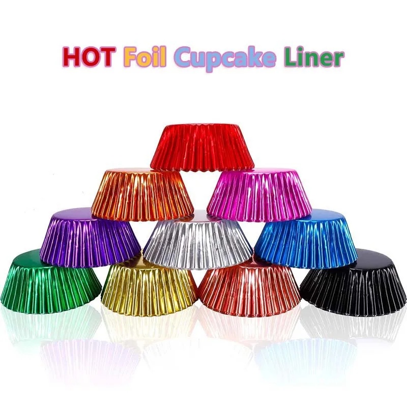 100 piece set of gold foil cup - đánh giá và giá Baking Kitchen Set